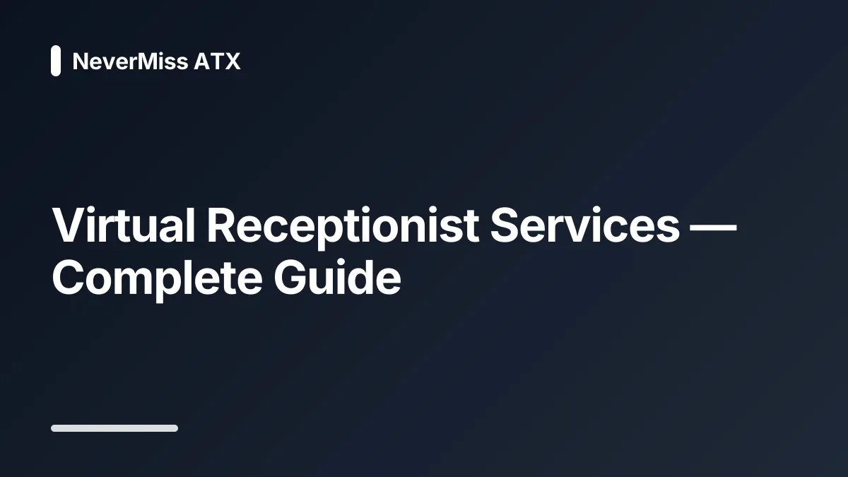 AI receptionist for home service businesses